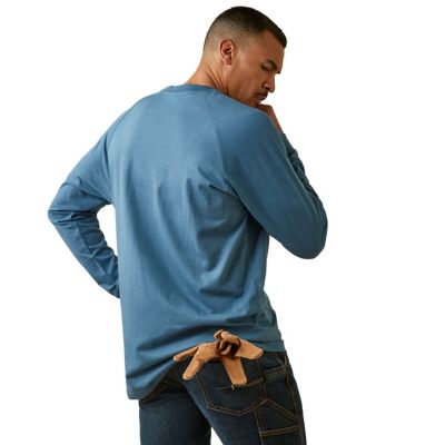 Image showing  Men's Rebar Cotton Strong Graphic Long-Sleeve Work T-Shirt