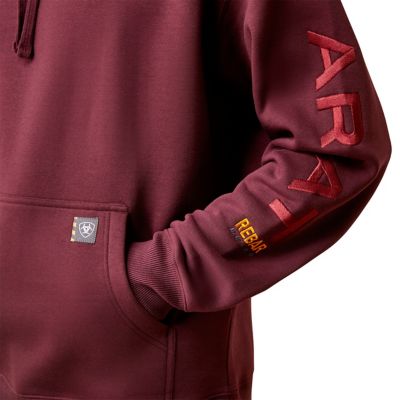 Image showing 3 th Ariat Men's Rebar Graphic Work Hoodie