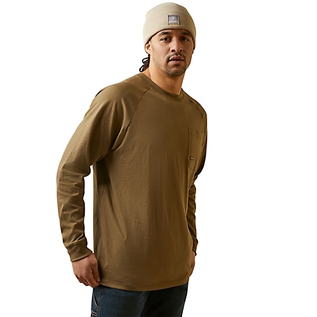 Ariat Men's Rebar Cotton Strong Graphic Long Sleeve Work T-Shirt