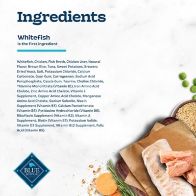 Image showing 4 th Blue Buffalo Tastefuls Spoonless Singles White Fish & Tuna Pate Wet Cat Food, 2.6 oz.