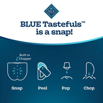 Image showing 6 th Blue Buffalo Tastefuls Spoonless Singles White Fish & Tuna Pate Wet Cat Food, 2.6 oz.