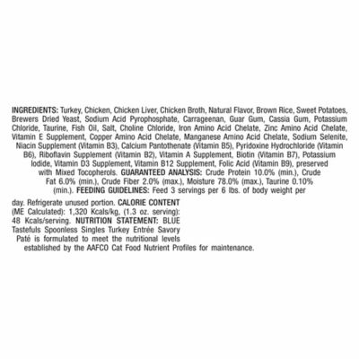 Image showing  Spoonless Singles Turkey Pate Wet Cat Food, 2.6 oz.