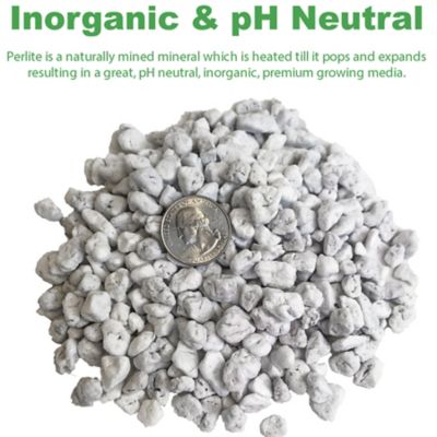 Image showing  Coarse and Chunky Perlite 29.9 Quarts / 1 CU. FT., (2 Pack)