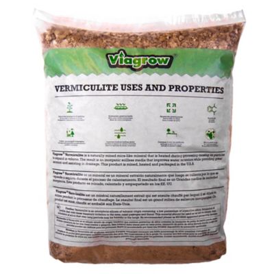 Image showing  3 lb. 0.53 cu. ft. Coarse and Chunky Vermiculite, Made in America, 16 qt./4 gal., 1-Pack