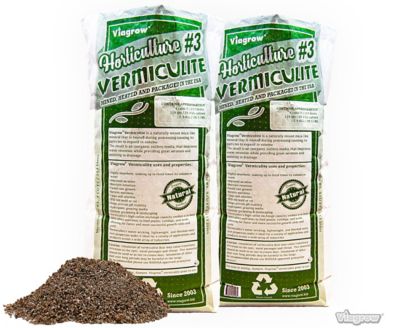 Viagrow Horticultural Vermiculite 4 cu. ft. Bag, 2 Pack