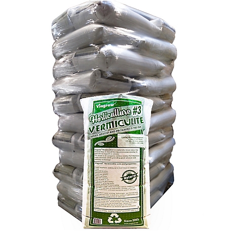 Viagrow Vermiculite 4 cu. ft. Bag, Pallet of 33