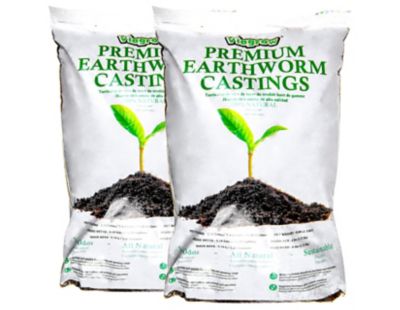 Viagrow Premium Earthworm Castings, Soil Builder, Soil Amendment (6 Lbs), 2 Pack