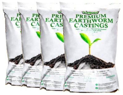 Viagrow Premium Earthworm Castings, Soil Builder, Soil Amendment (6 lbs.), 4 pk.