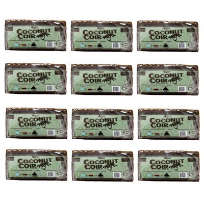 Viagrow 650g Coco Coir Bricks, Makes 2 gal./8 qt., 12-Pack