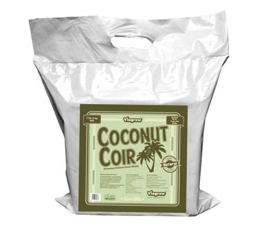 Viagrow 11 lb. Coconut Coir Brick Soilless Grow Media, Coco Coir 5KG Block