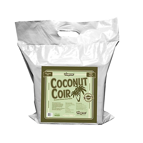 Viagrow Coconut Coir 11 lb Brick Soilless Grow Media, Coco Coir 5KG Block