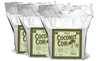 Viagrow 11 lbs. (5 kg) Coconut Coir Block of Soilless Media (3-Pack)