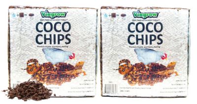 Viagrow Coco Coir Chips, 5KG Brick, 2 Pack