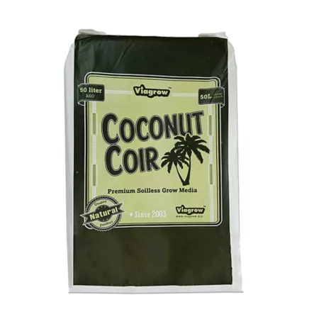 Viagrow 30 lbs 1.5 cu Soilless growing media made from fluffy coconut pith fibers coir Soil Amendments