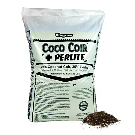 Viagrow 26 lbs 70/30 Coco and Perlite 50 L bag Soil Amendments