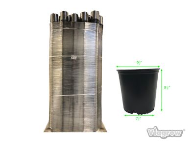 Viagrow 2 Gallon Nursery Pots, Pallet of 1,150