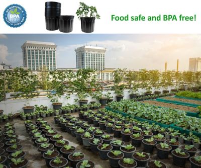 Image showing  3 gal. Plastic Nursery Pots, Pallet of 2,352