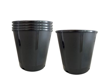 Viagrow 5 Gallon Nursery Pot, BPA Free Plant Pots, 5 Pack