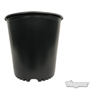 Image showing 6 th Viagrow 5 gal. Plastic Nursery Plant Pots, BPA Free, 5-Pack