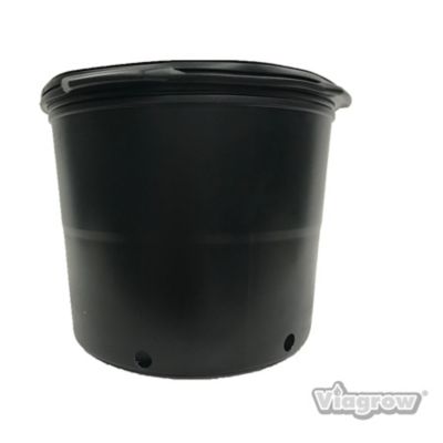Image showing  7 gal. Plastic Nursery Pots, 12-Pack