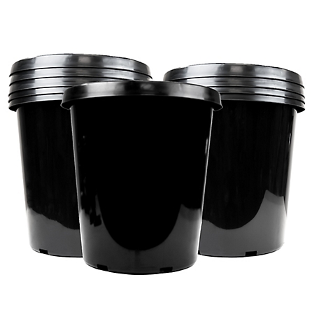 Viagrow 10 Gallon Nursery Pots, BPA Free Plant Pots, 10 Pack