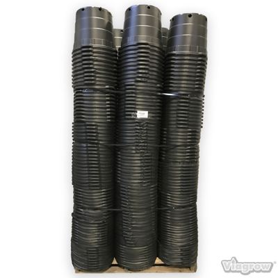 Viagrow 10 gal. Plastic Nursery Pots, BPA Free, Pallet of 560