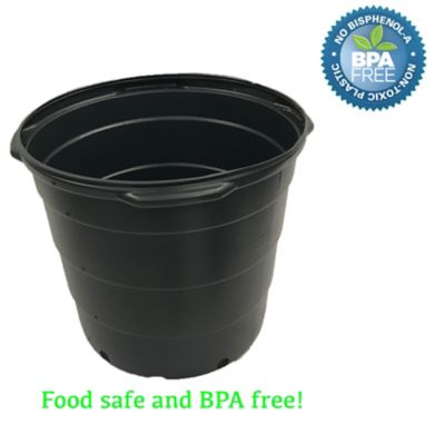 Image showing  15 gal. Plastic Nursery Pots, Pallet of 480