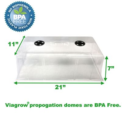 Image showing  Plastic Propagation Domes, 7 in., 10-Pack