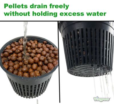 Image showing  Expanded Clay Pebbles,Viastone Grow Rocks, Hydroponics Growing Media for Gardening Orchid Aquaponics,10 Liter