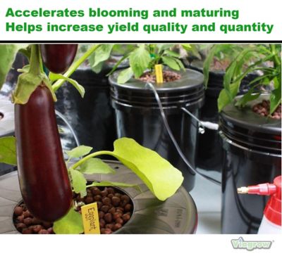 Image showing  Expanded Clay Pebbles,Viastone Grow Rocks, Hydroponics Growing Media for Gardening Orchid Aquaponics,10 Liter