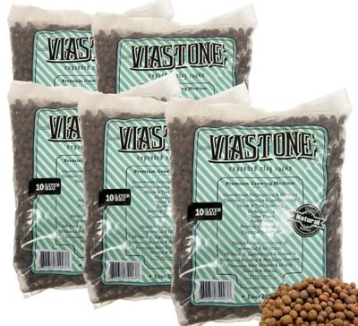 Viagrow Viastone Expanded Clay Pebbles, 10-Liter (5 pk.), Premium Growing Rocks