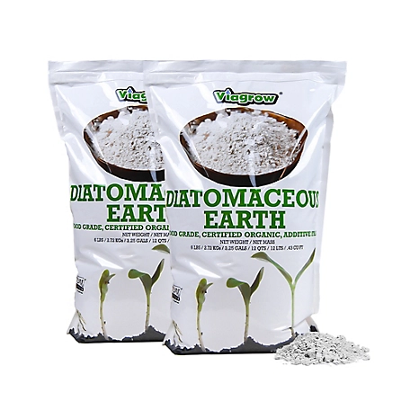 Viagrow Diatomaceous Earth Food Grade, 6 lb. Bag, 2 Pack
