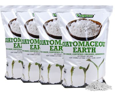 Viagrow Diatomaceous Earth Food Grade 6 lb. Bag, 4 Pack