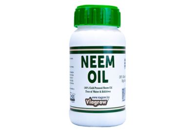 Viagrow 100% Cold Pressed Neem Seed Oil for Plants (8 oz./Makes 12 gal.), OMRI Listed