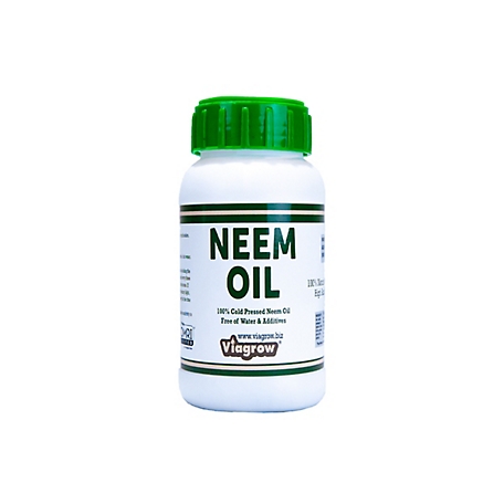 Viagrow 100% Cold Pressed Neem Seed Oil for Plants (8 oz./Makes 12 gal.), OMRI Listed