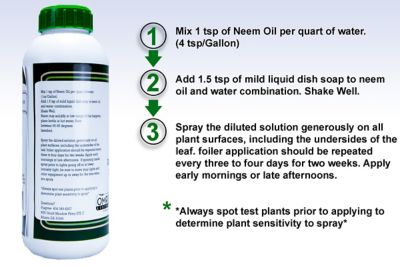 Image showing  Cold Pressed Neem Oil Seed Extract, (128 oz. Makes 192 gal.), OMRI Listed, 32 oz. Bottles, 4 pk.