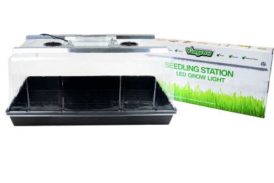 Viagrow Seedling Station Kit with LED Grow Light, Propagation Dome 4X Durable Propagation Tray