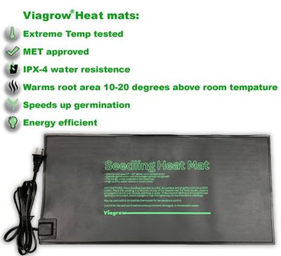 Image showing  Seed Propagating Seedling Heat Mat, 20.5 in. x 8.5 in.