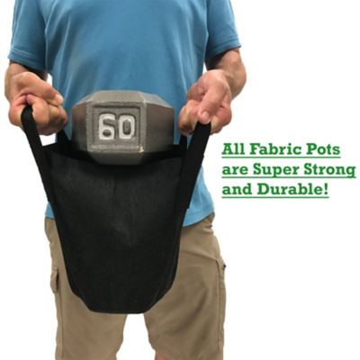 Image showing  25 gal. Fabric Aeration Pots with Handles, 3-Pack