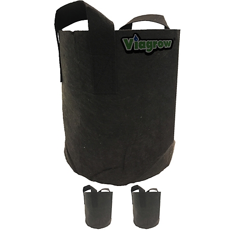 Viagrow 30 Gallon Fabric Pot, Aeration Grow Bags with Handles, 3 Pack