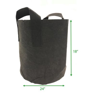 Image showing  30 gal. Fabric Aeration Grow Bags with Handles, 3-Pack