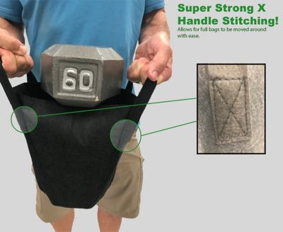 Image showing  45 gal. Fabric Aeration Grow Bags with Handles, 2-Pack