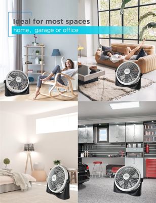 Image showing  Adjustable Floor Fan for Home Or Office, 3 Quiet Fan Settings, BFF16B