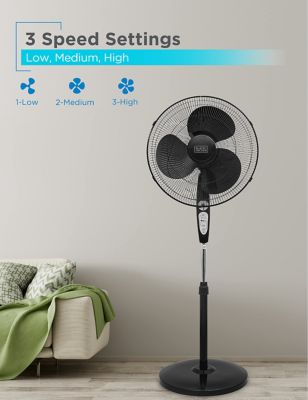 Image showing  18 in.es Stand Fan with Remote, BFSR18B