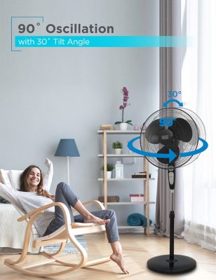 Image showing  18 in.es Stand Fan with Remote, BFSR18B