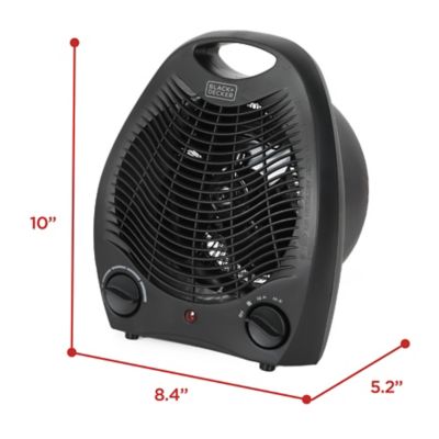 Image showing 6 th Black & Decker 1,500-Watt Personal Desktop Heater, BHD101B