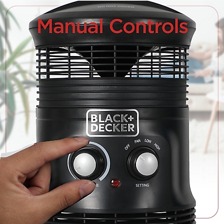 Black & Decker 360Electric Surround Portable Heater, with Fan & Adjustable  Thermostat, BHDS156 at Tractor Supply Co.