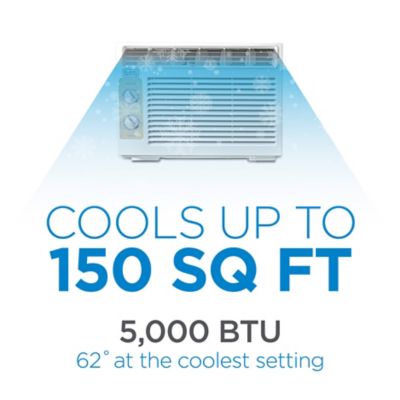 Image showing  115V Window Air Conditioner, 150 sq. ft., 5,000 BTU