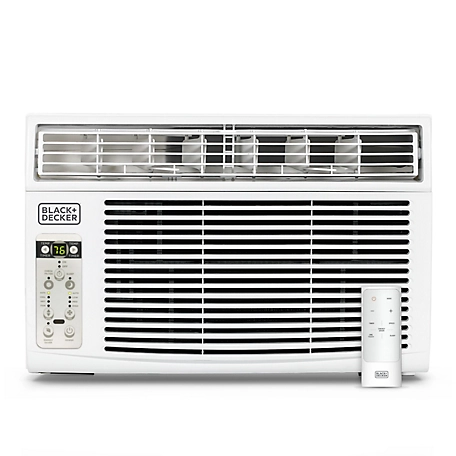 Black & Decker Window Air Conditioner with Remote Control, 6000 BTU, BD06WT6
