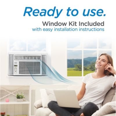 Image showing  Window Air Conditioner with Remote Control, 10000 BTU, Cools Up to 450 sq. ft., BD10WT6
